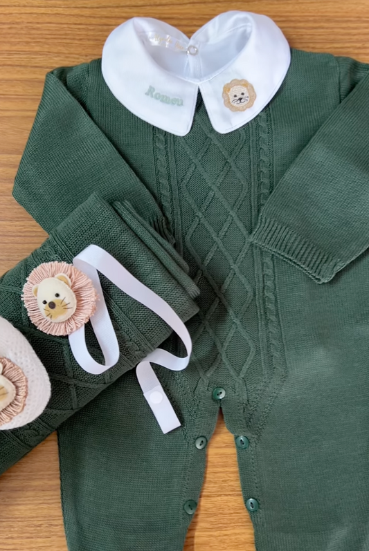 Kit Saída Maternidade Personalizável Completa Romeo | Personalize Com o Nome do Seu Príncipe