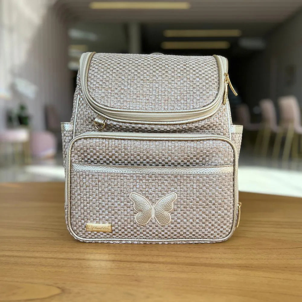 Kit Baby 4 Personalizado - Palha Ouro | Borboleta