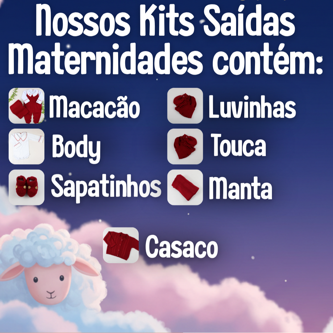 Saída Maternidade Bicolor com Laço Luxo 3 Peças Rosa Prata e Preto