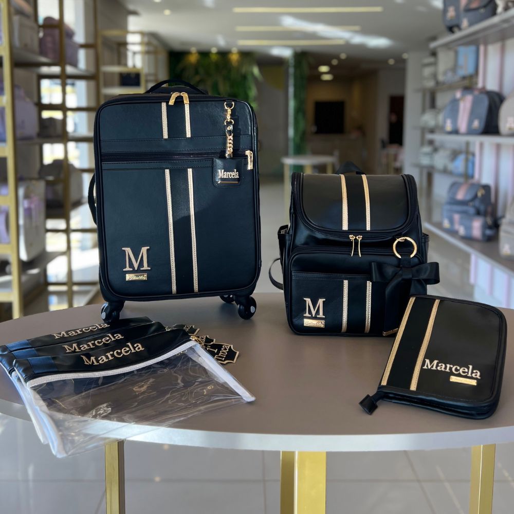 Kit Baby 4 Personalizado | Preto com Ouro